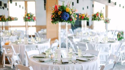 Wedding table at Crystal