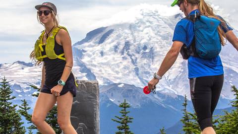 Hiking near Mt. Rainier