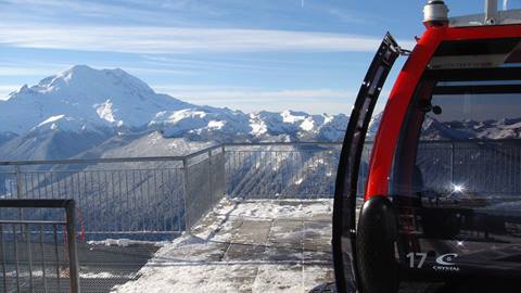 Scenic view from top of Gondola